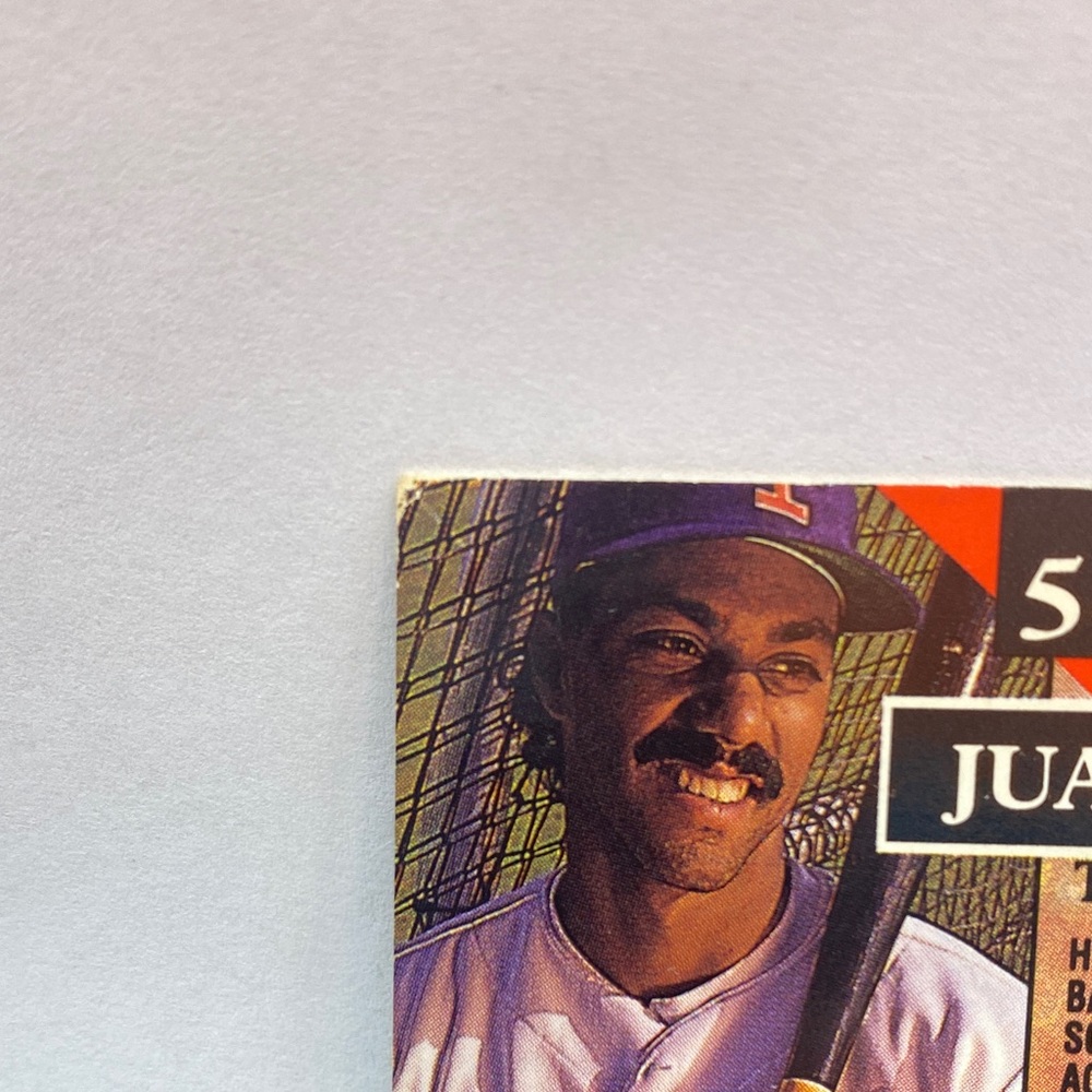 1993 Topps Stadium Club Juan Gonzalez #540 in Person Autograph (082) - Picture 4 of 7